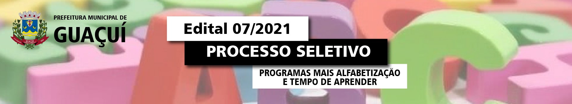 banner do processo seletivo