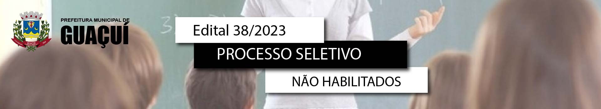 banner do processo seletivo