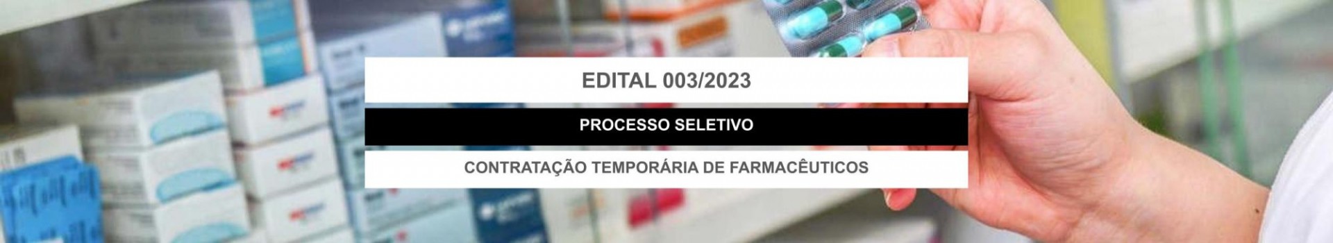 banner do processo seletivo
