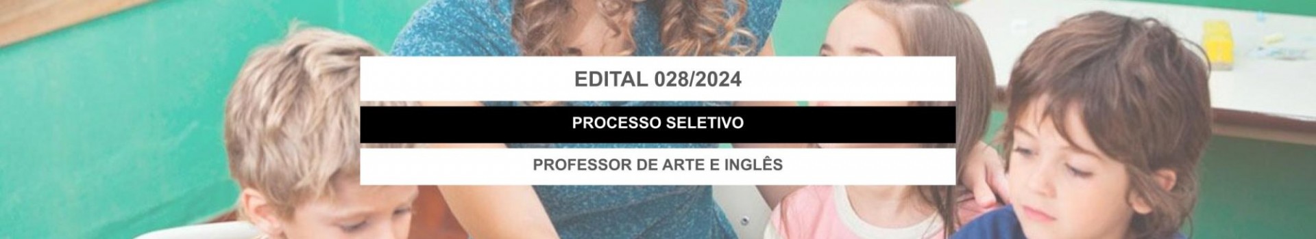 banner do processo seletivo