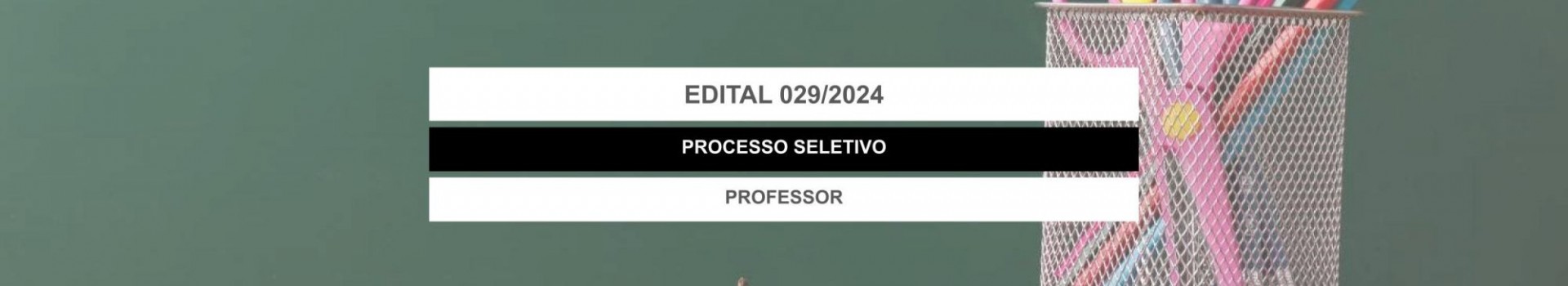 banner do processo seletivo
