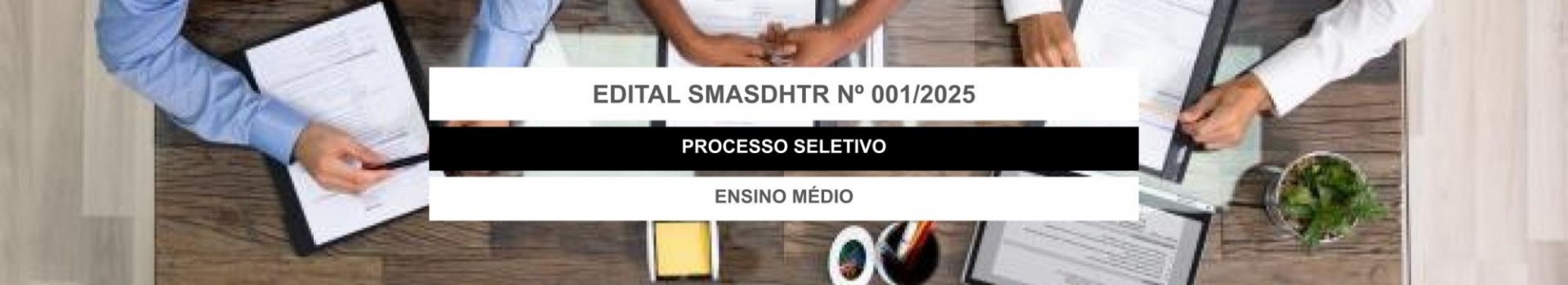 banner do processo seletivo